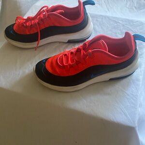 Nike Max Kid Red and Black Athletic Shoes